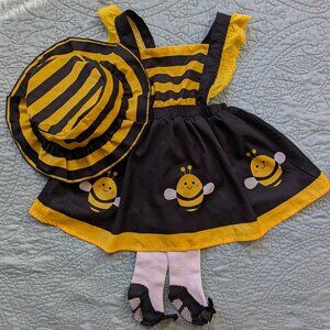 Shein Baby Bee Apron Dress Size 9-12m